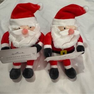 Hallmark Red and White Santa Gift Card Holders